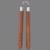 Nunchaku de madera con balero